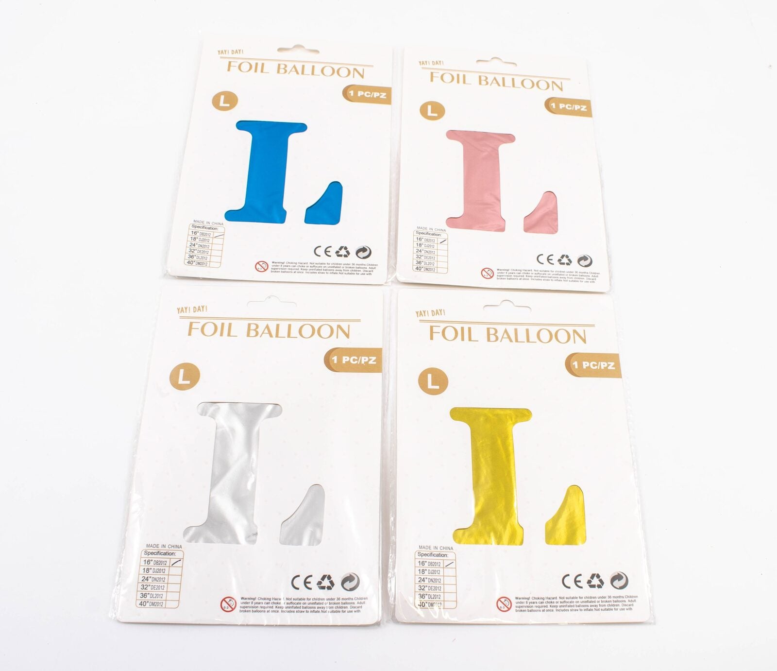 balon-folie-litera-l-40cm