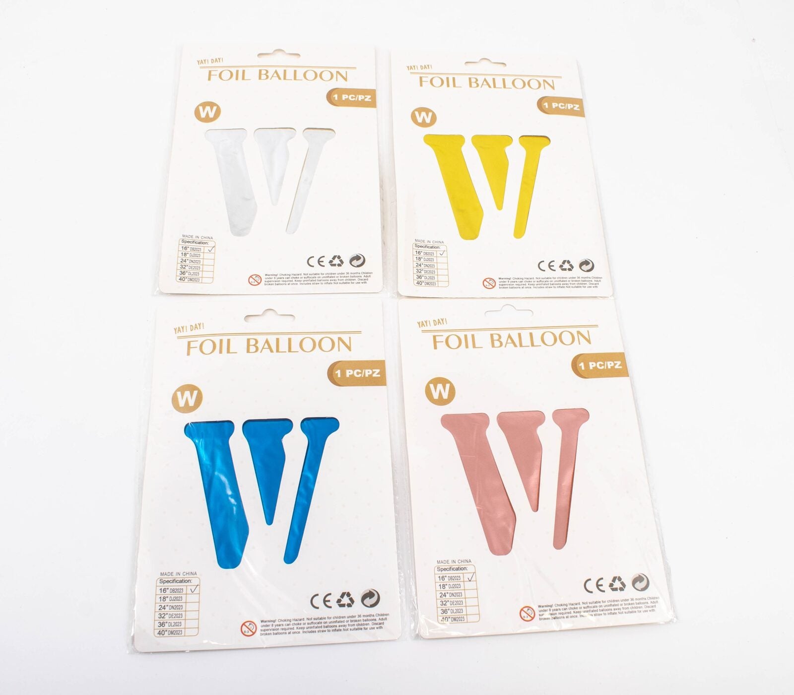 balon-folie-litera-w-40cm