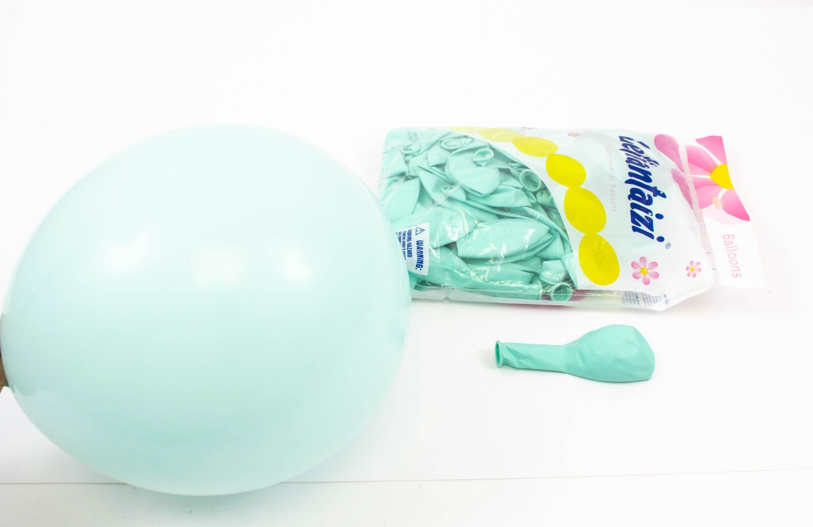 baloane-100set-12-lacuite-turcoaz-deschis