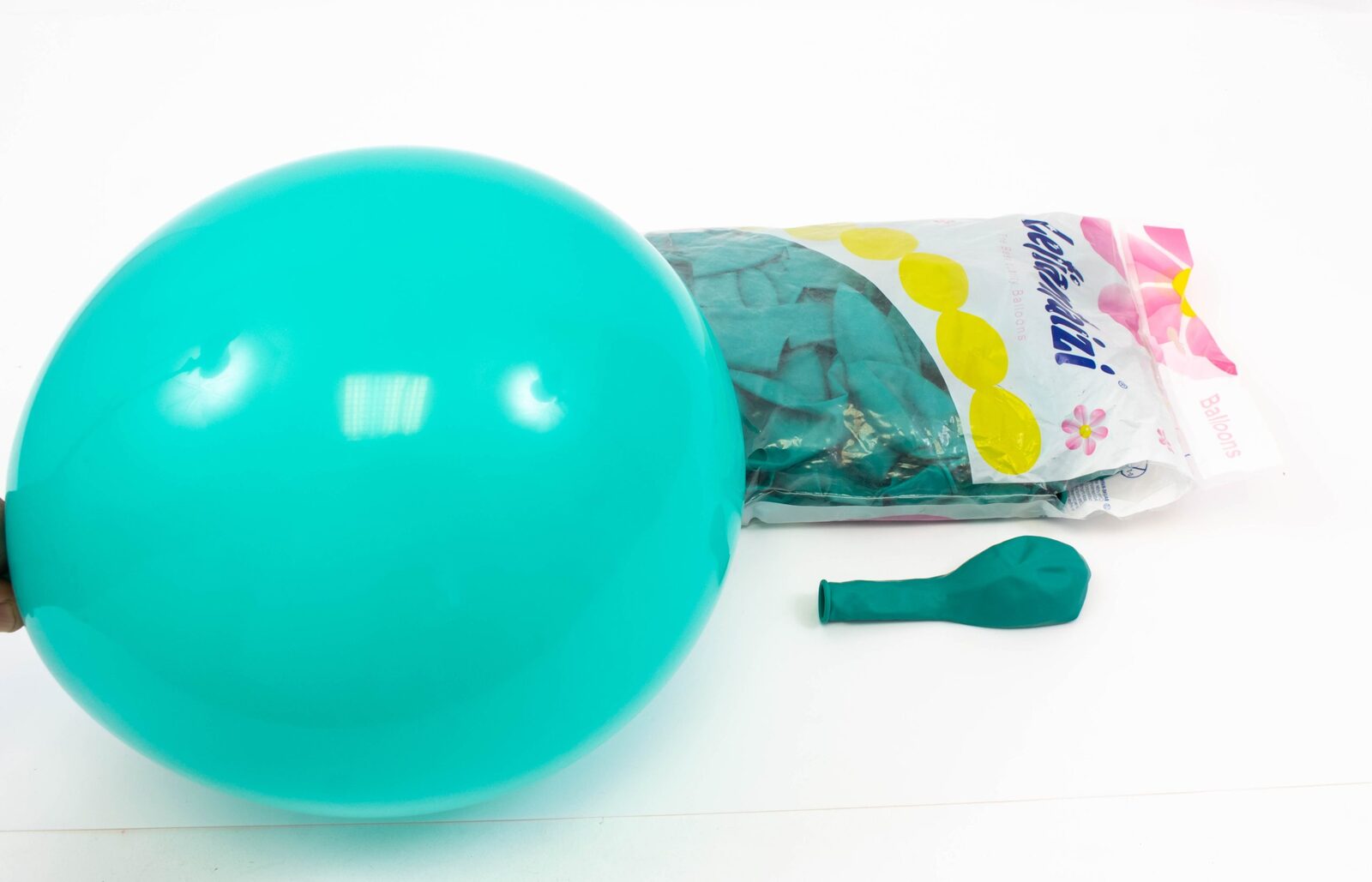 baloane-100set-12-lacuite-turcoaz-inchis