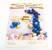 baloane-set-aranjament-t-8912-albastru-auriu