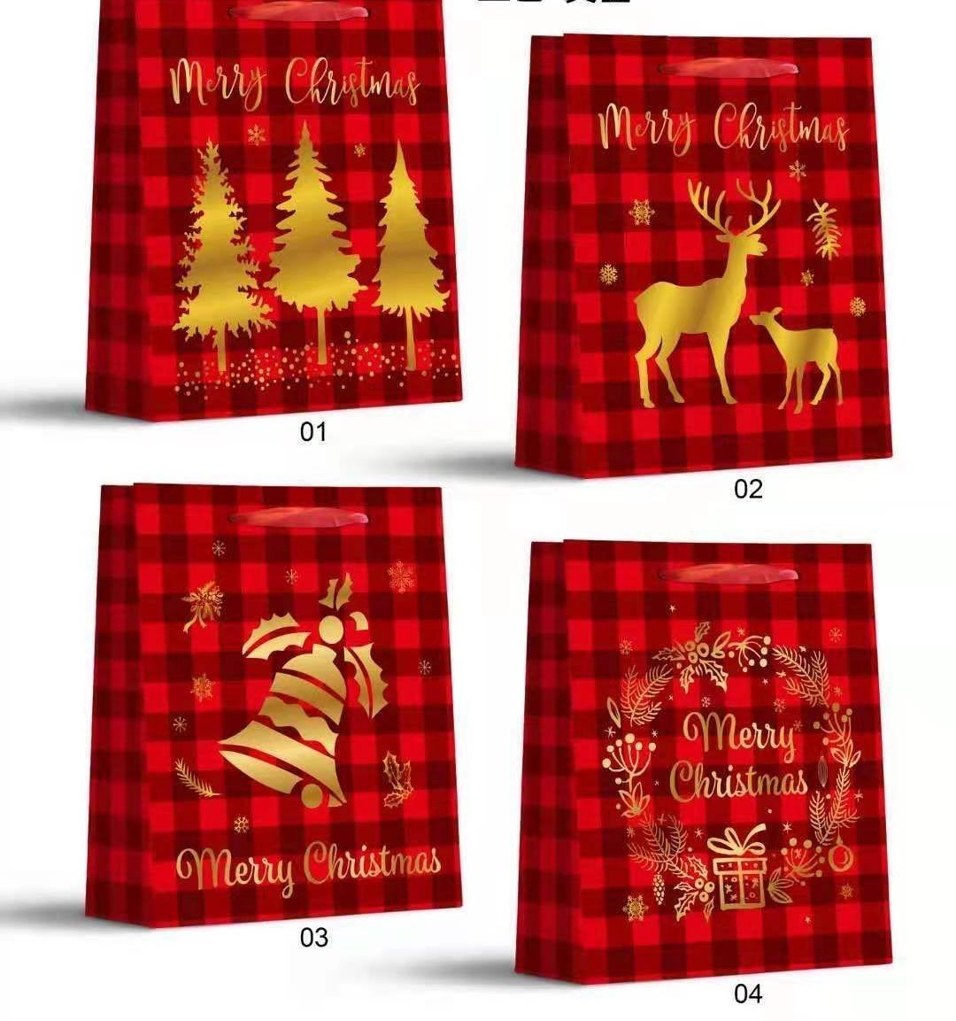 pungi-cadou-rosu-negru-ren-brad-auriu18x24x85-12set