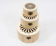 cutie-lemn-natur-perforat-3set-rotunda