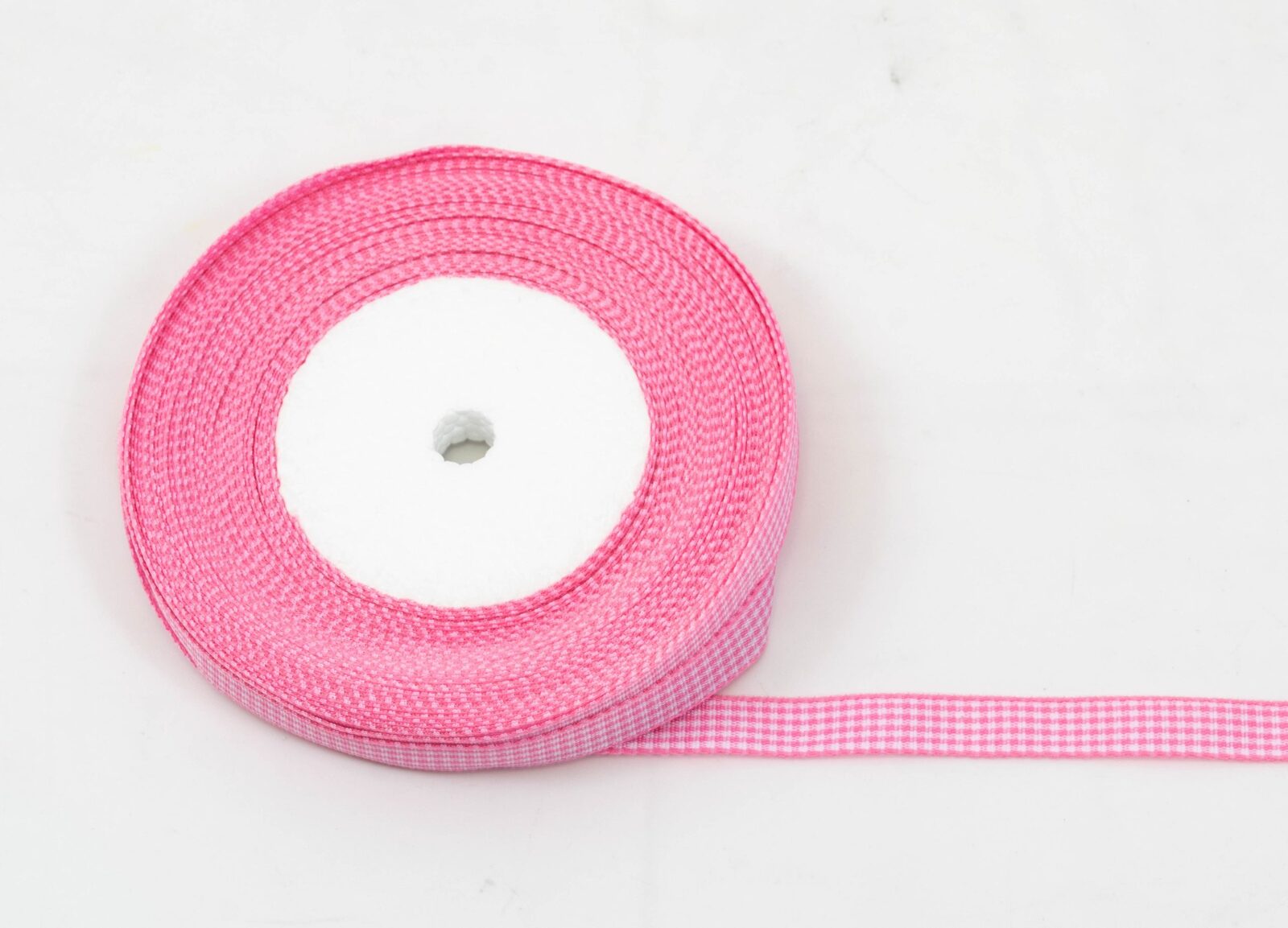 panglica-textil-carouri-1cm-22metri-roz-alb