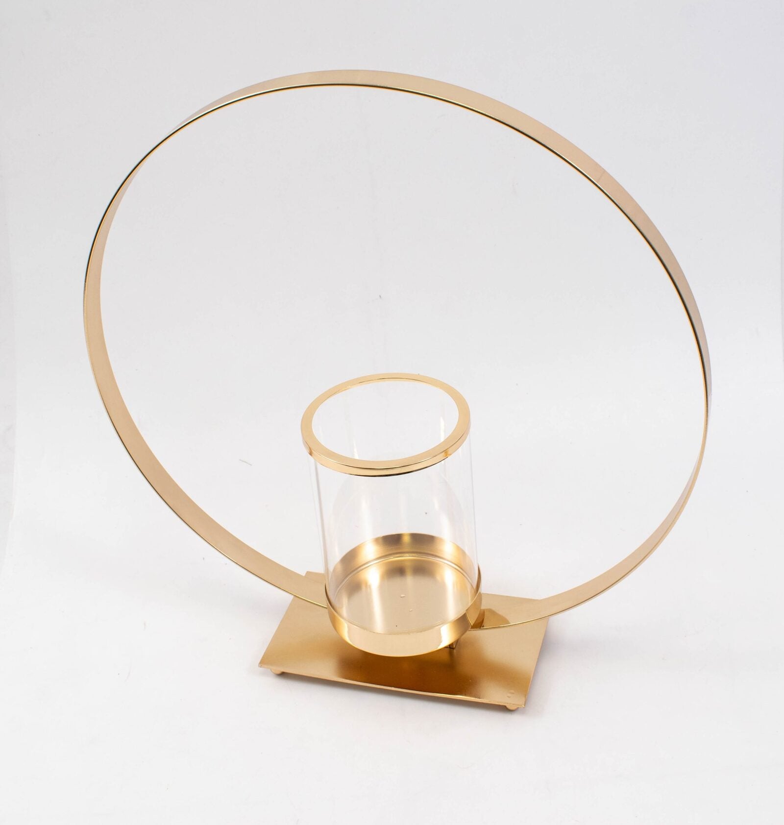 suport-lumanare-cerc-auriu