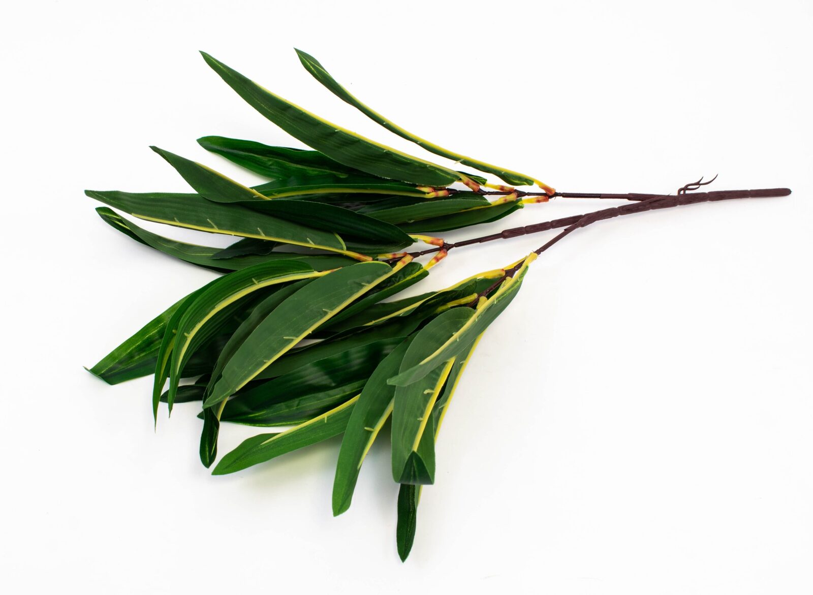 buchet-frunze-sabiute-verde-galben-48cm