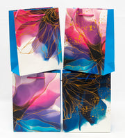 pungi-cadou-floare-albastru-ciclam-12set-31x42hx12cm