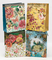 pungi-cadou-flori-fluturi-pasare-12set-31x42hx12cm