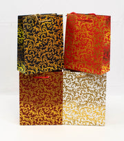 pungi-cadou-frunze-aurii-12set-26x32hx10cm