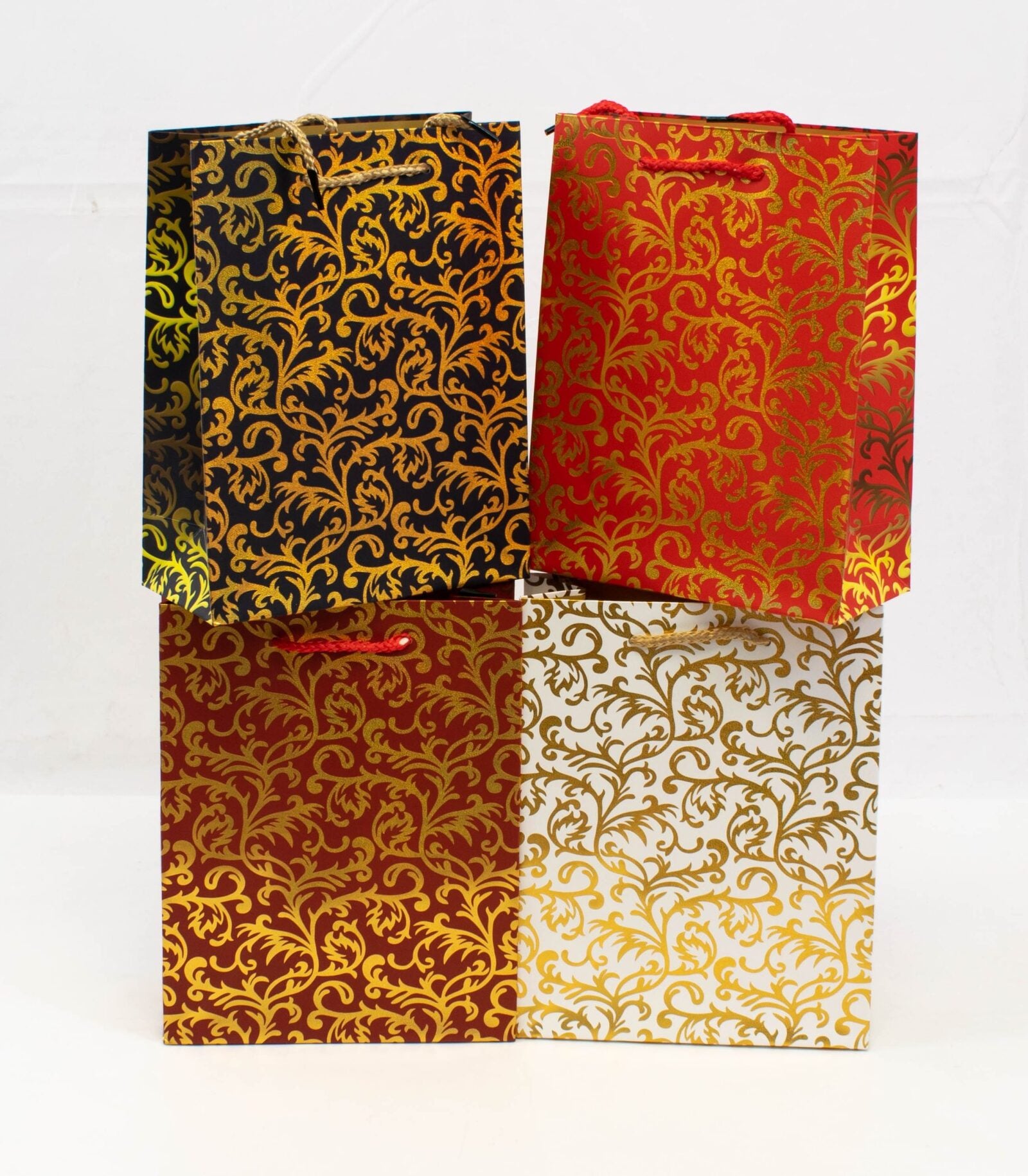 pungi-cadou-frunze-aurii-12set-26x32hx10cm