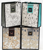 pungi-cadou-12set-flori-gri-alb-31x42hx12cm