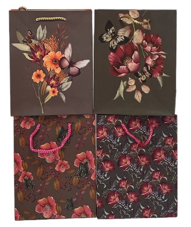 pungi-cadou-vertical-maro-flori-31x42x12cm-12set