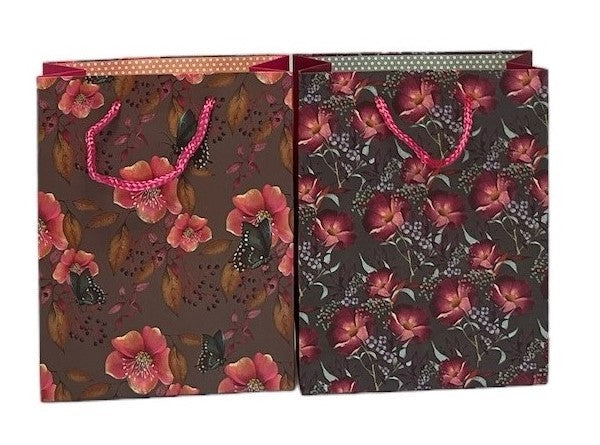 pungi-cadou-vertical-maro-flori-31x42x12cm-12set