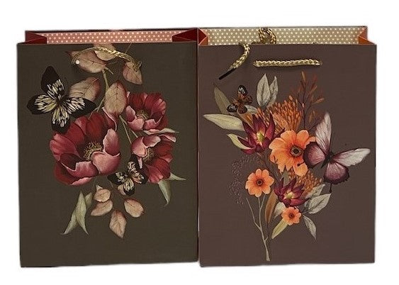 pungi-cadou-vertical-maro-flori-31x42x12cm-12set