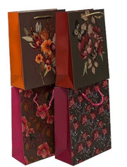 pungi-cadou-vertical-maro-flori-31x42x12cm-12set