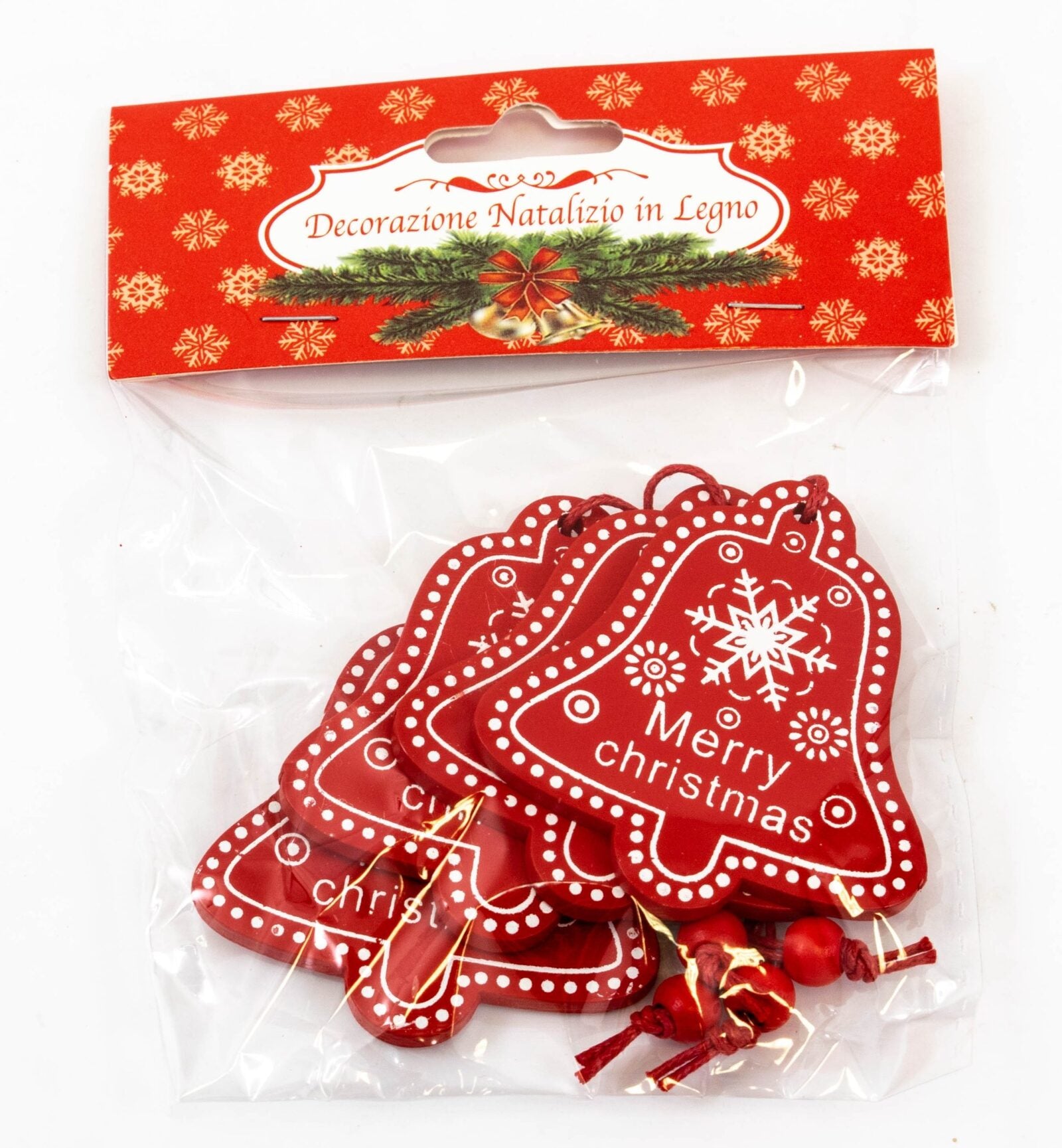 ornament-lemn-4set-clopotel-rosu