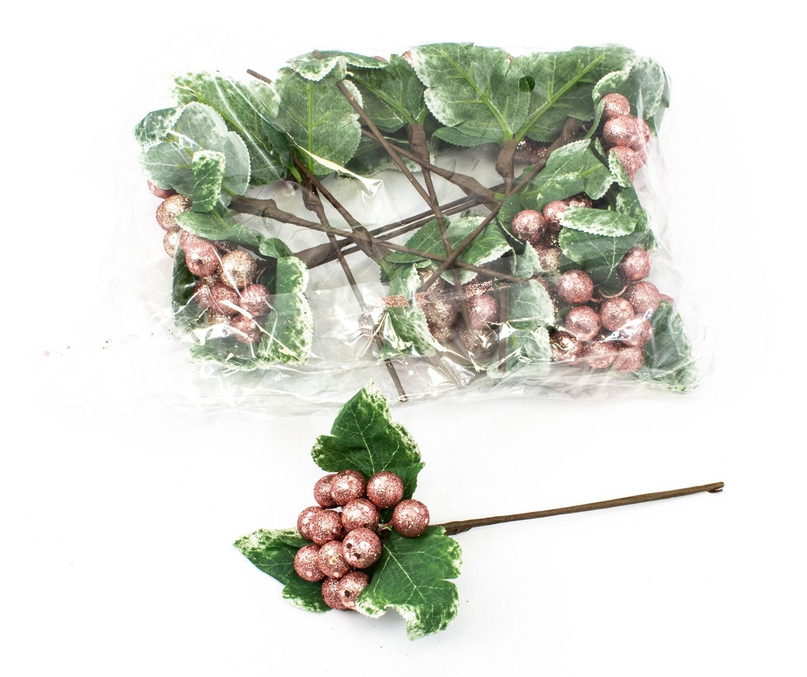 creanga-craciun-scoruse-sclipici-12set-roz-gold