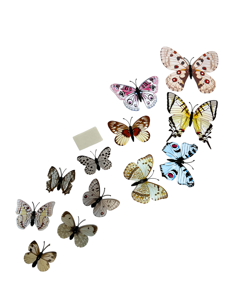 fluturi-plastic-magnet-12set-crem-bej