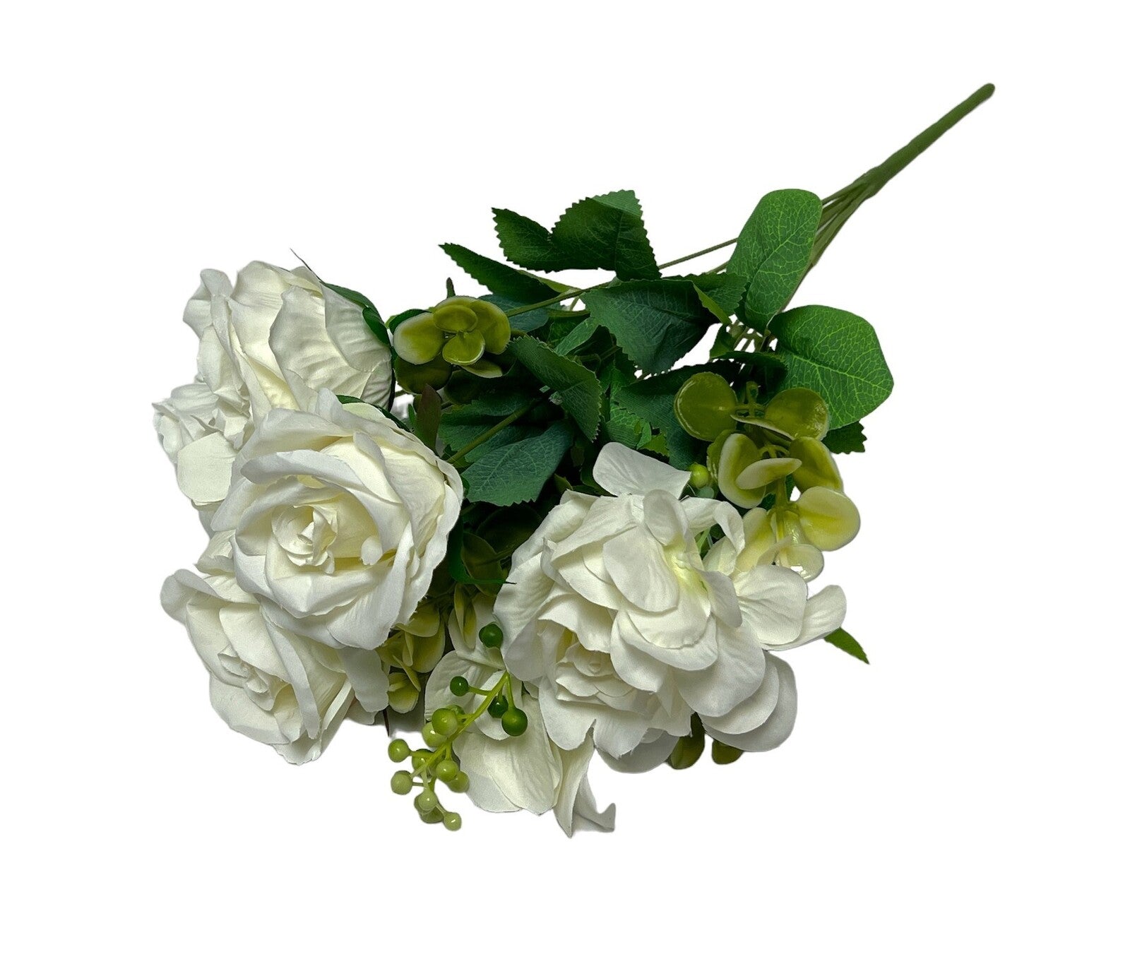 flori-artificiale-buchet-trandafiri-hortensii-bobite-alb