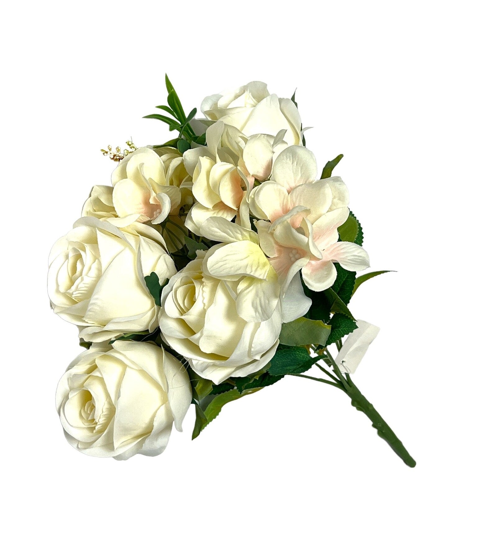 flori-artificiale-buchet-trandafiri-hortensii-crem-roz