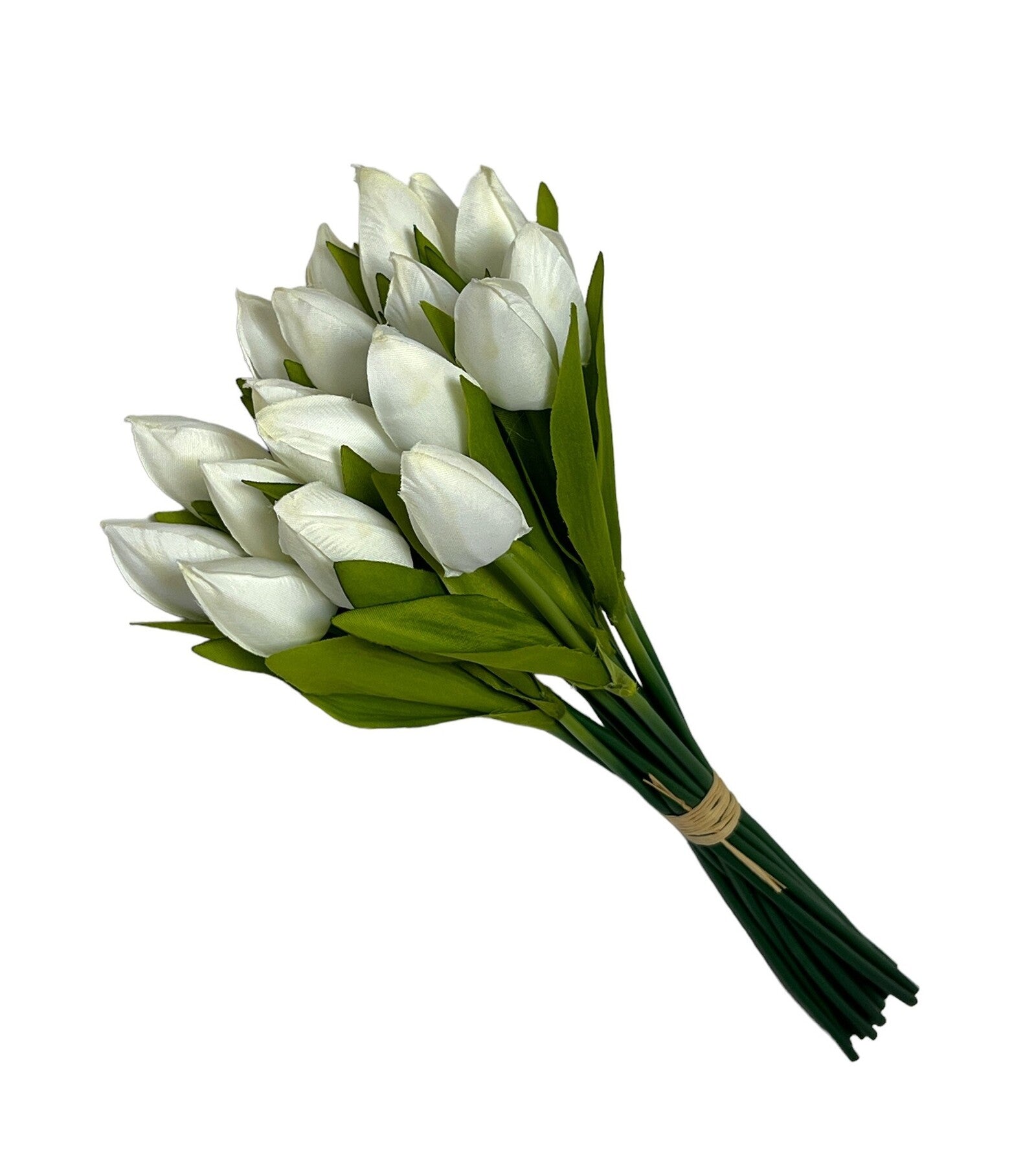 flori-artificiale-buchet-18-lalele-legate-alb