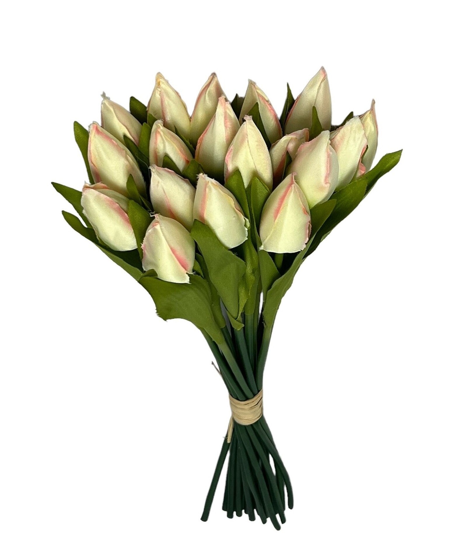 flori-artificiale-buchet-18-lalele-legate-crem-roz