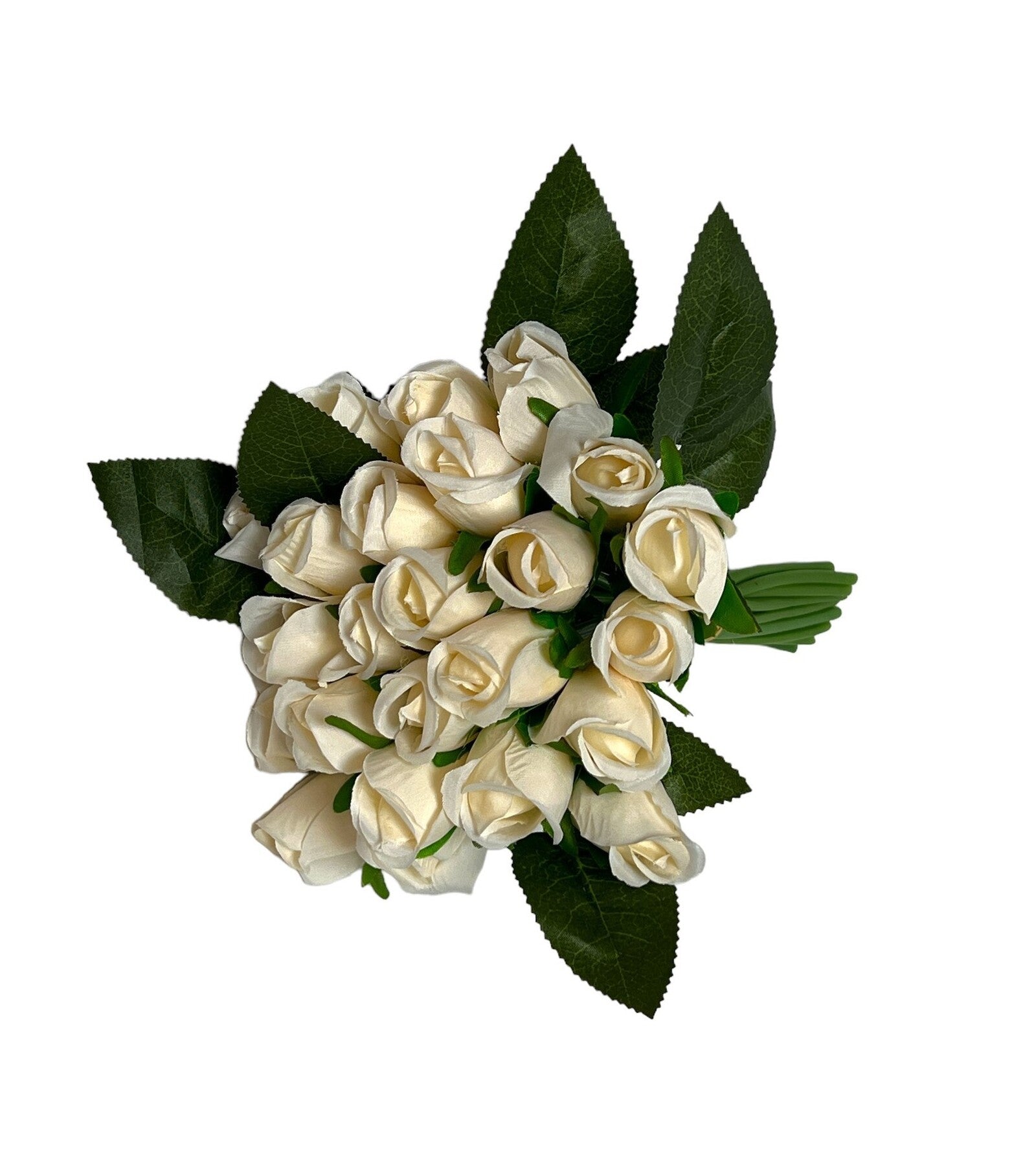 flori-artificiale-buchet-24-trandafiri-legati-crem