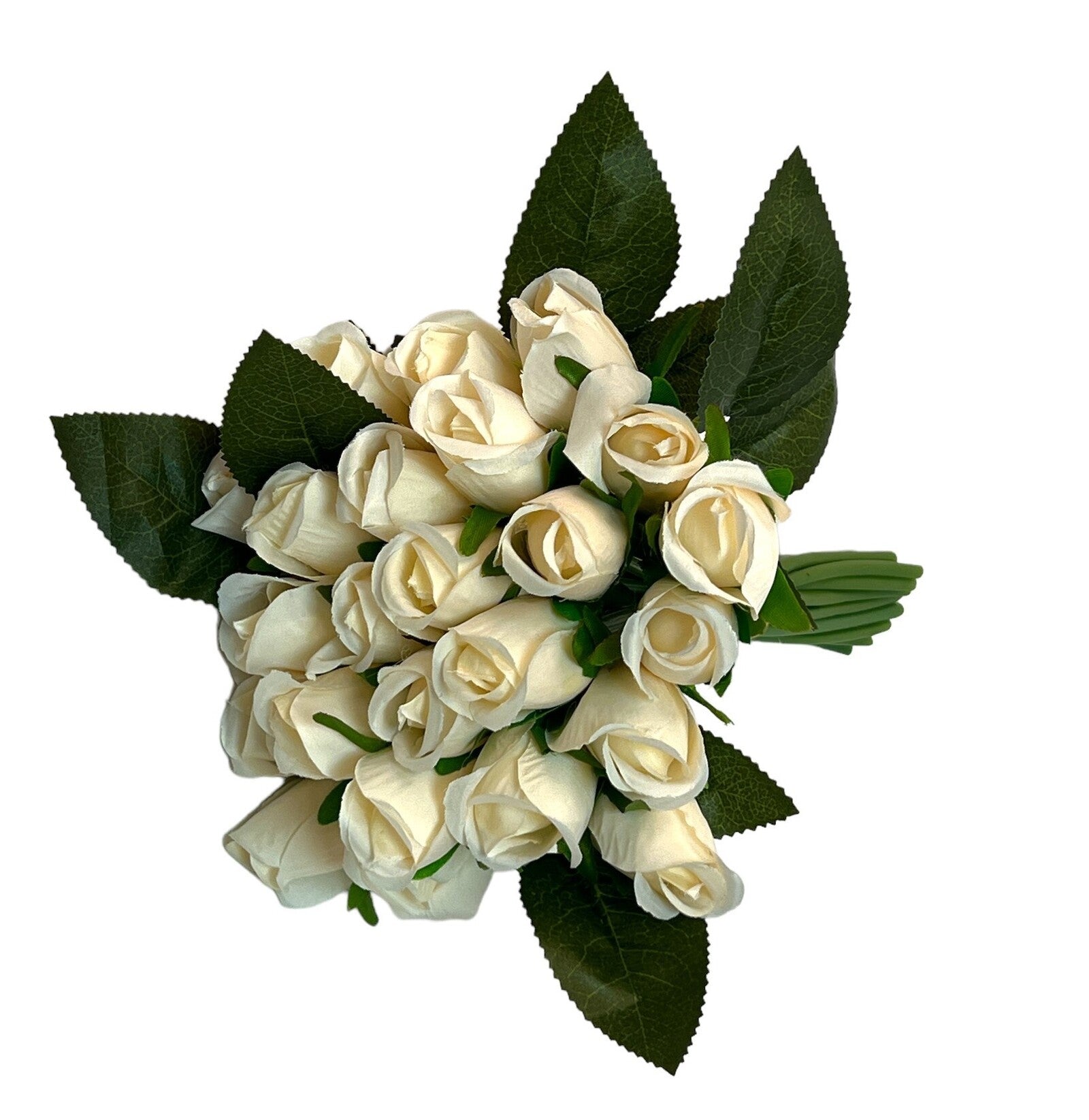 flori-artificiale-buchet-24-trandafiri-legati-crem