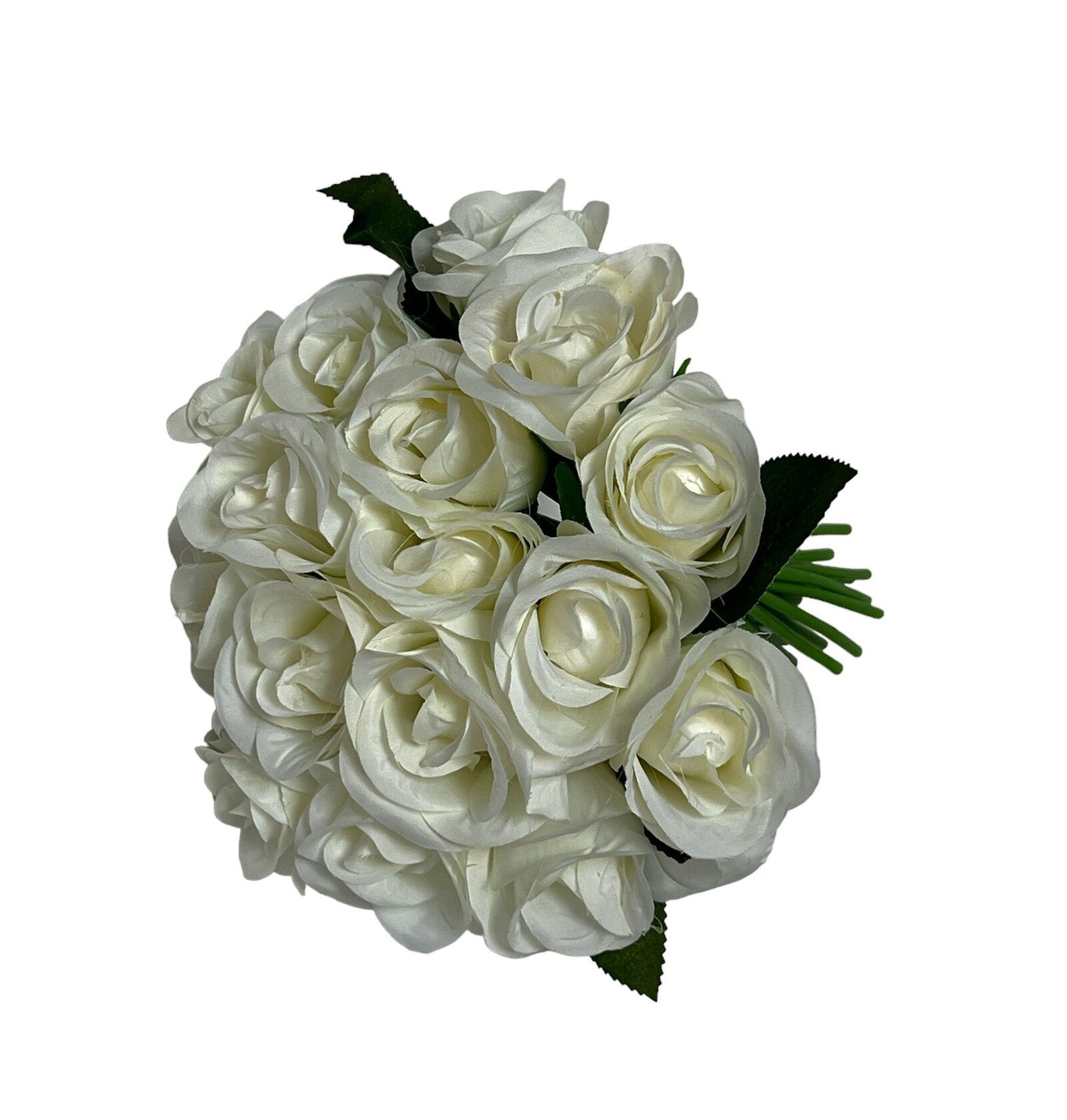 flori-artificiale-buchet-16-trandafiri-legati-alb