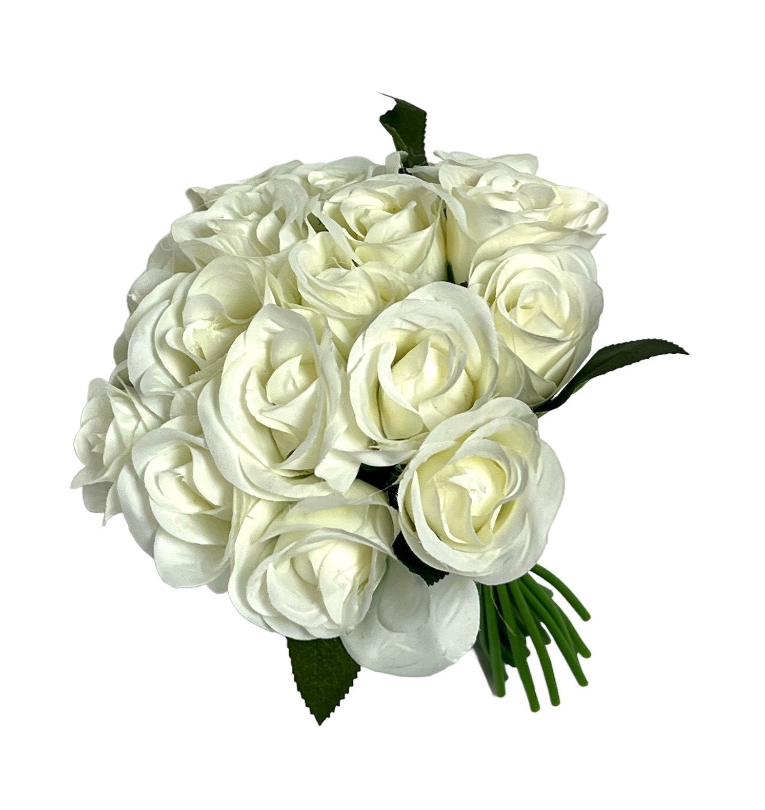 flori-artificiale-buchet-16-trandafiri-legati-alb