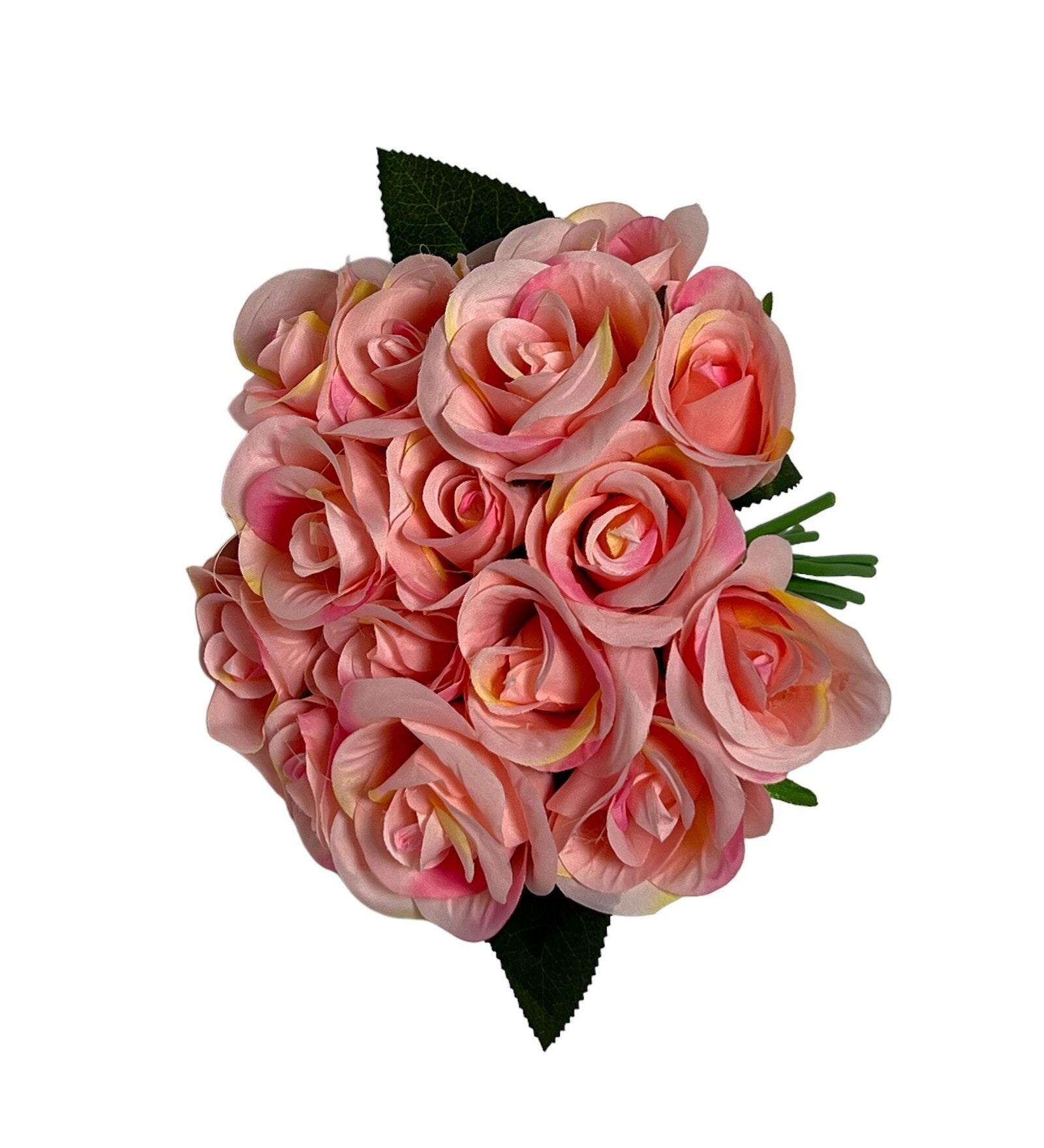 flori-artificiale-buchet-16-trandafiri-legati-roz