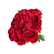 flori-artificiale-buchet-14-bujori-legati-rosu