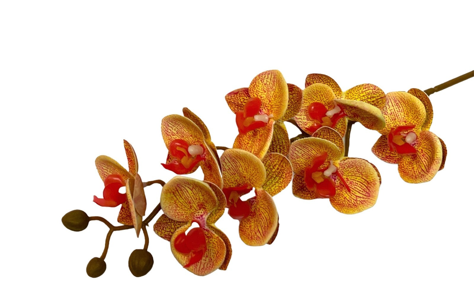 flori-artificiale-orhidee-8-flori-galben-pestrit