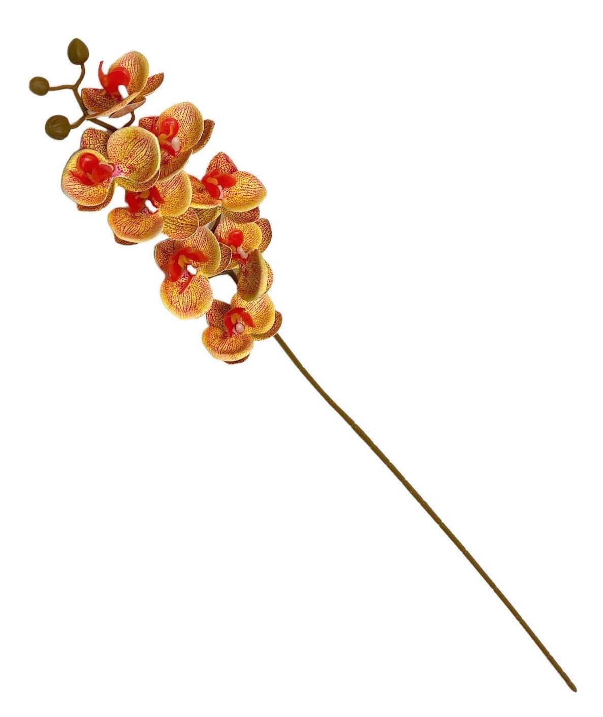 flori-artificiale-orhidee-8-flori-galben-pestrit