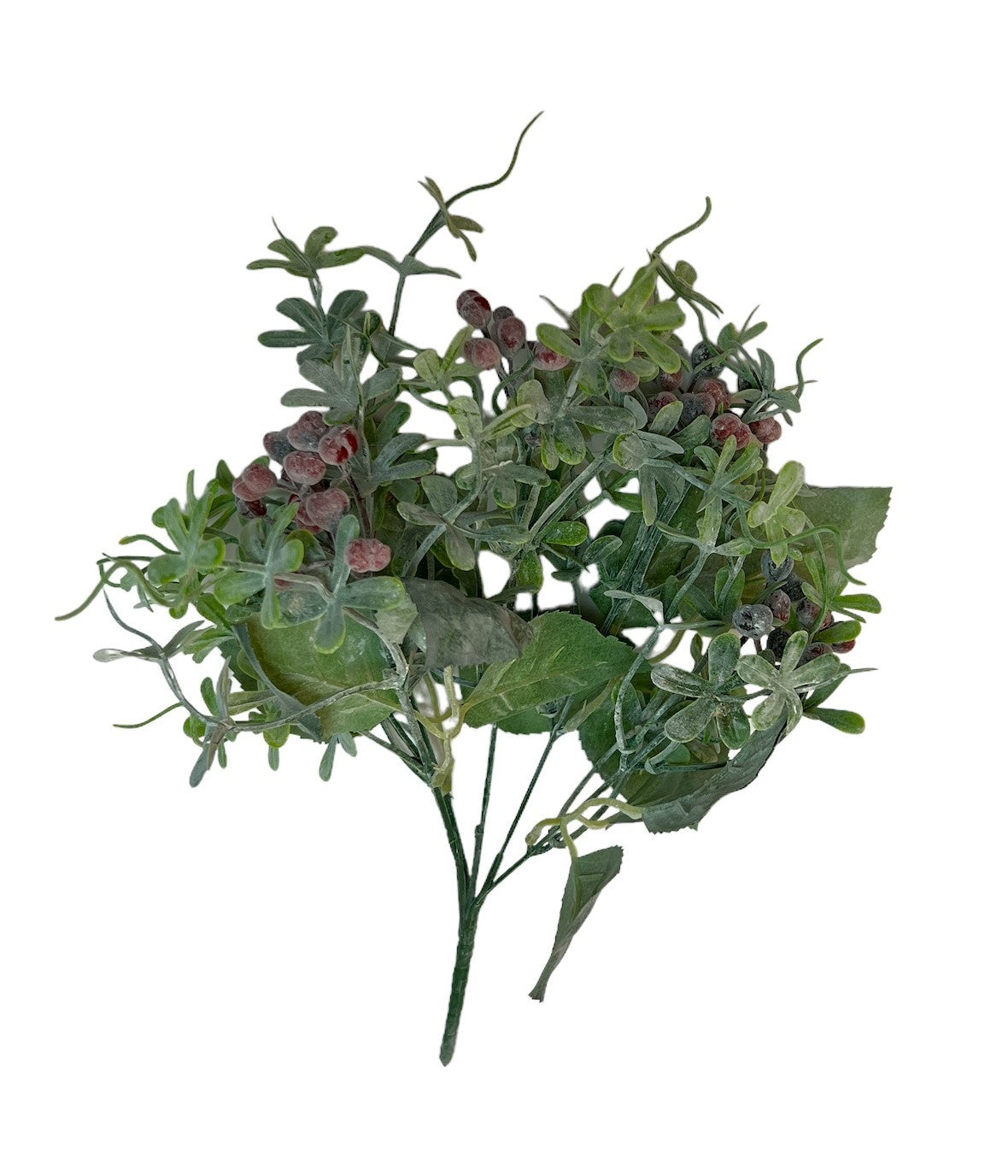 flori-artificiale-buchet-frunze-prafuite-cu-inimioare-rosu