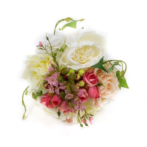 flori-artificiale-buchet-trandafiri-cu-bobite-verzi-mari