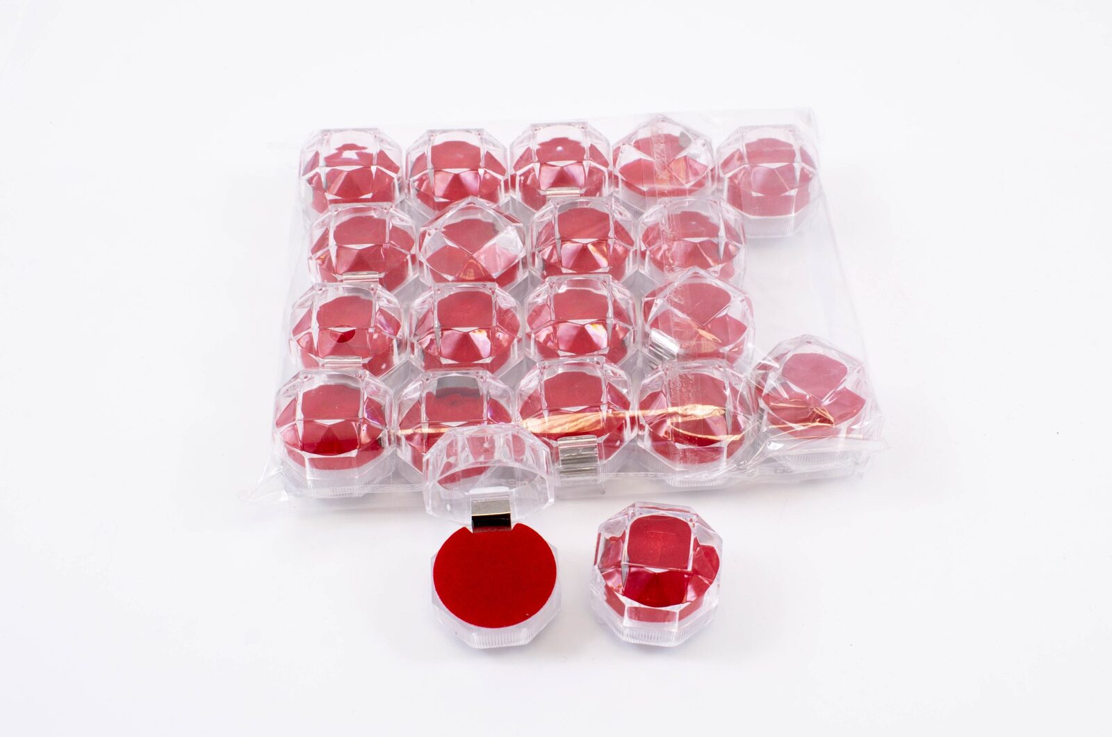 cutie-plastic-4cm4cm-transparent-rosu-20set