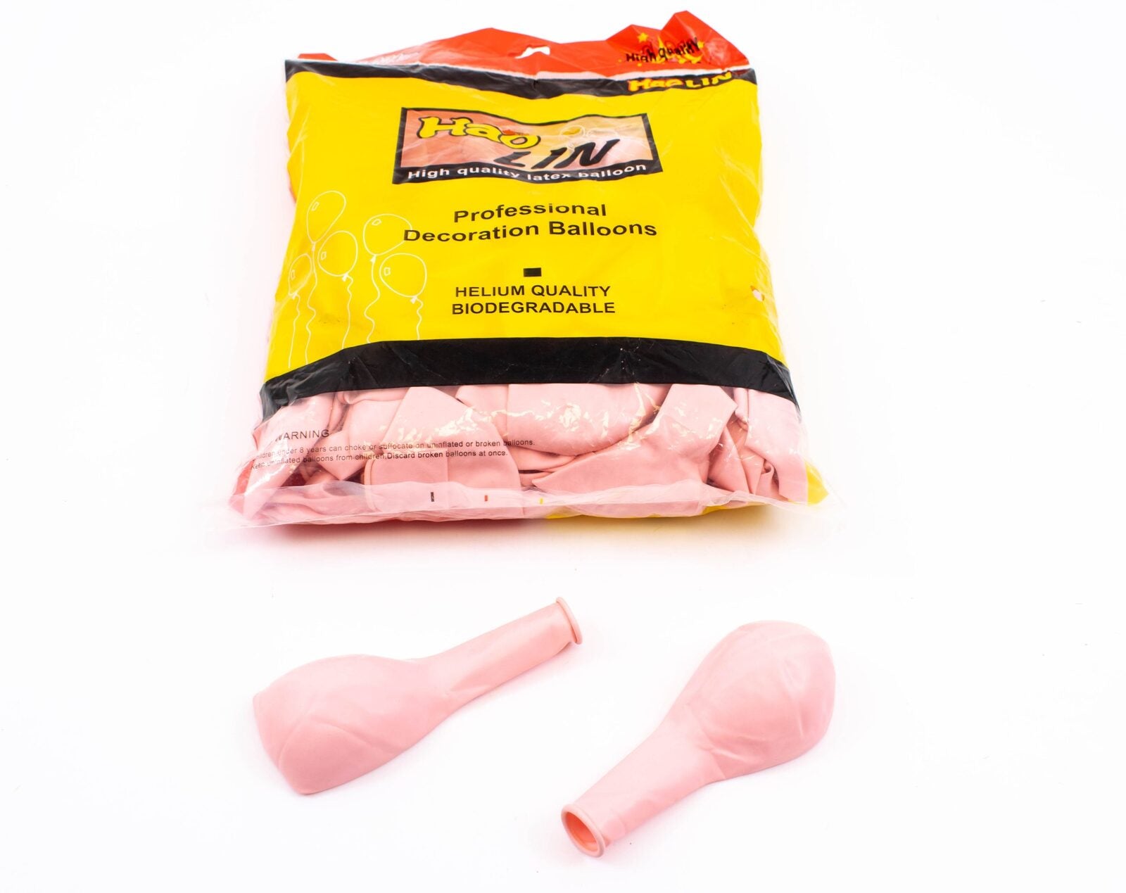 baloane-100set-12-colori-mate-macarons-roz-deschis