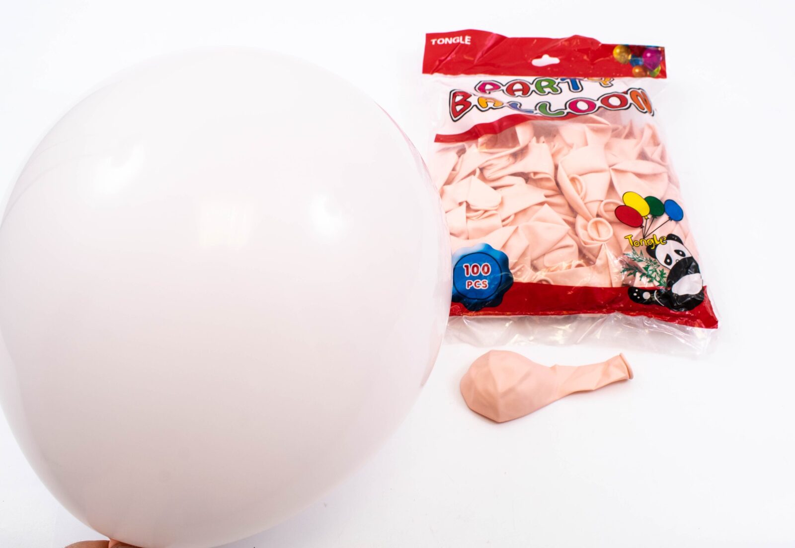 baloane-100set-12-colori-mate-macarons-roz-deschis