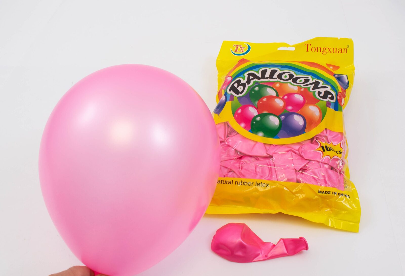 baloane-100set-30cm-roz-inchis-sidefat