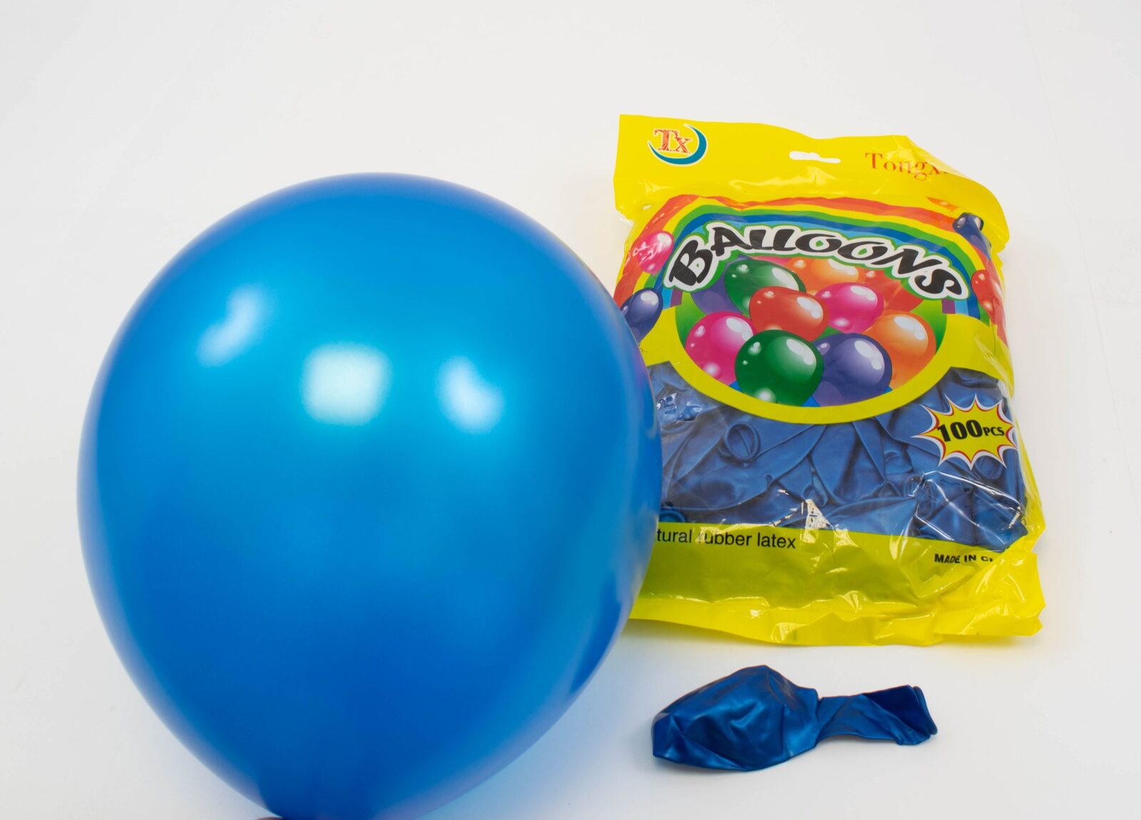 baloane-100set-30cm-albastru-sidefat