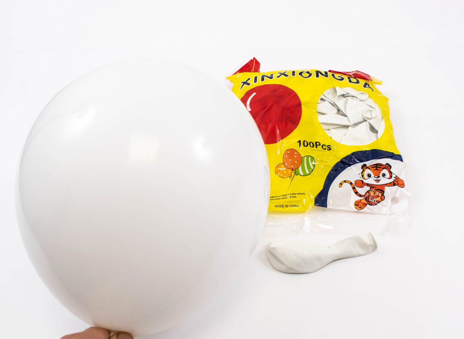 baloane-100set-12-30cm-alb-mat