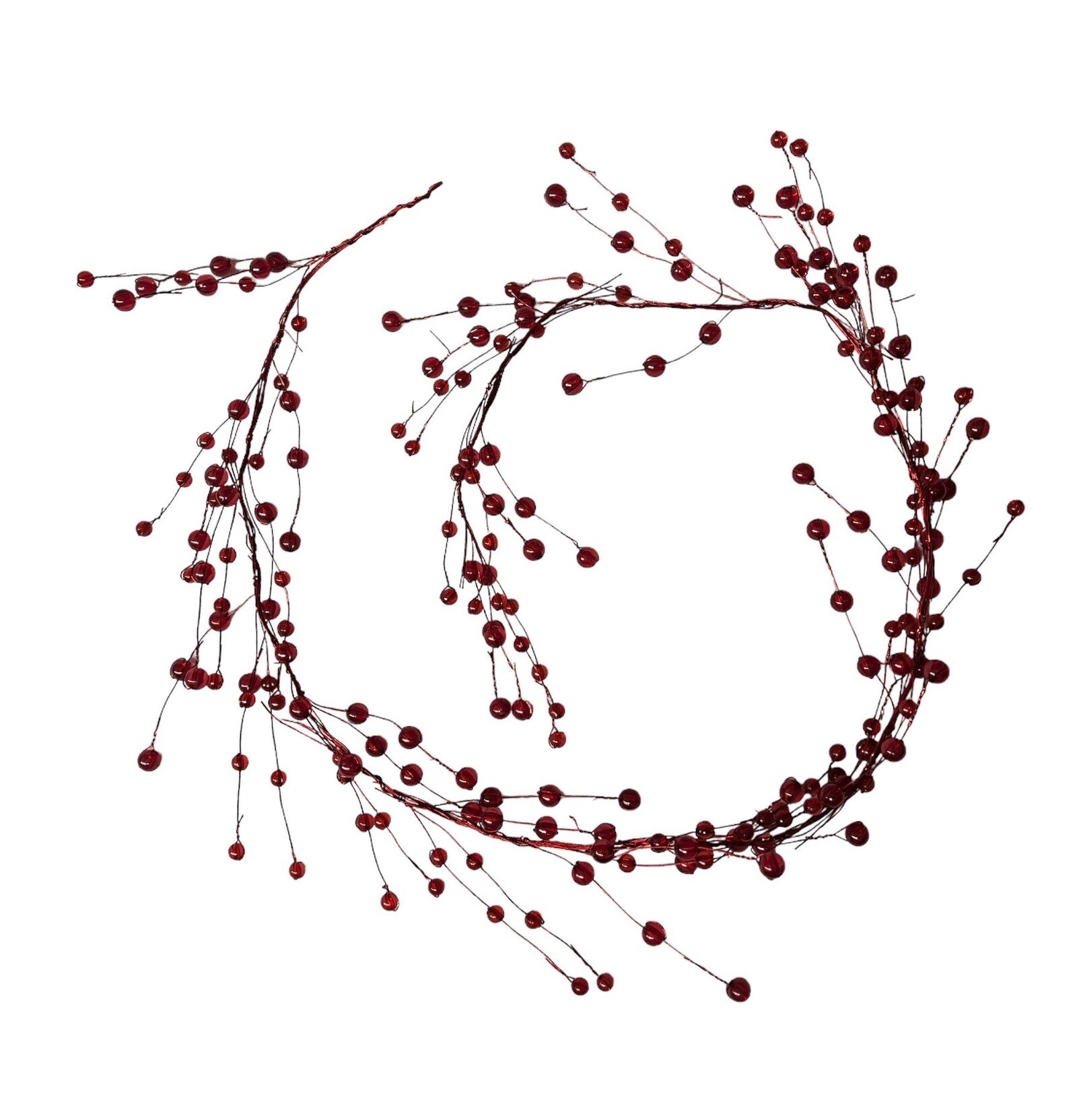 lant-sarma-cu-margele-plastic-rotunde-rosu