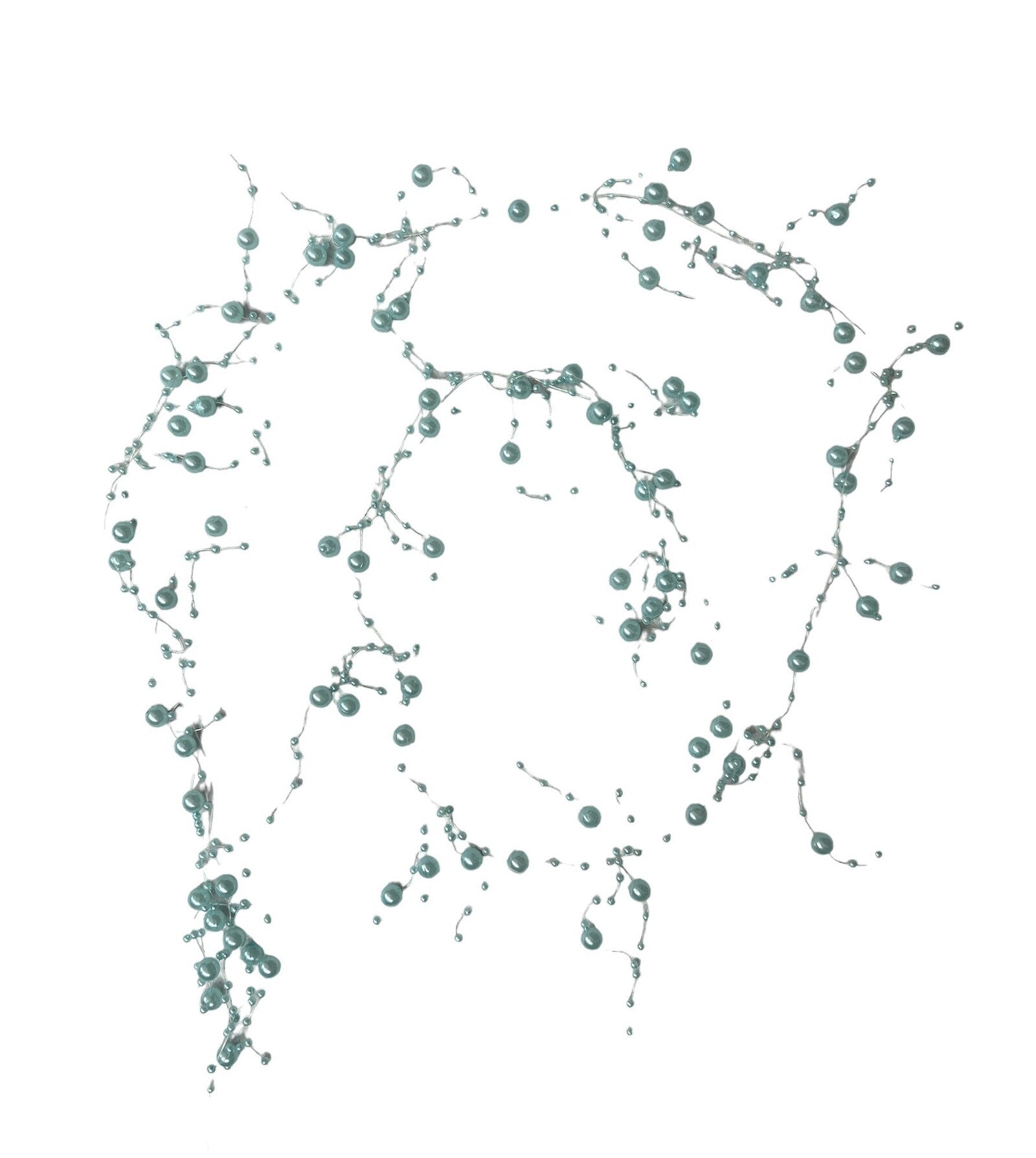 lant-guta-cu-perle-plastic-bleu