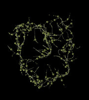 lant-guta-cu-perle-plastic-verde