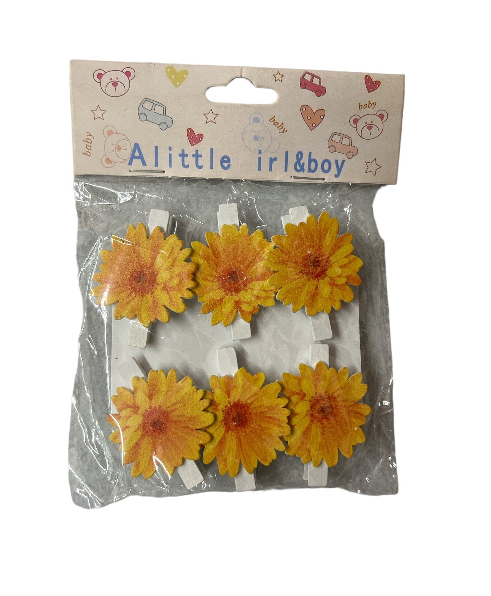 ornament-lemn-cu-carlig-flori-6set-galben