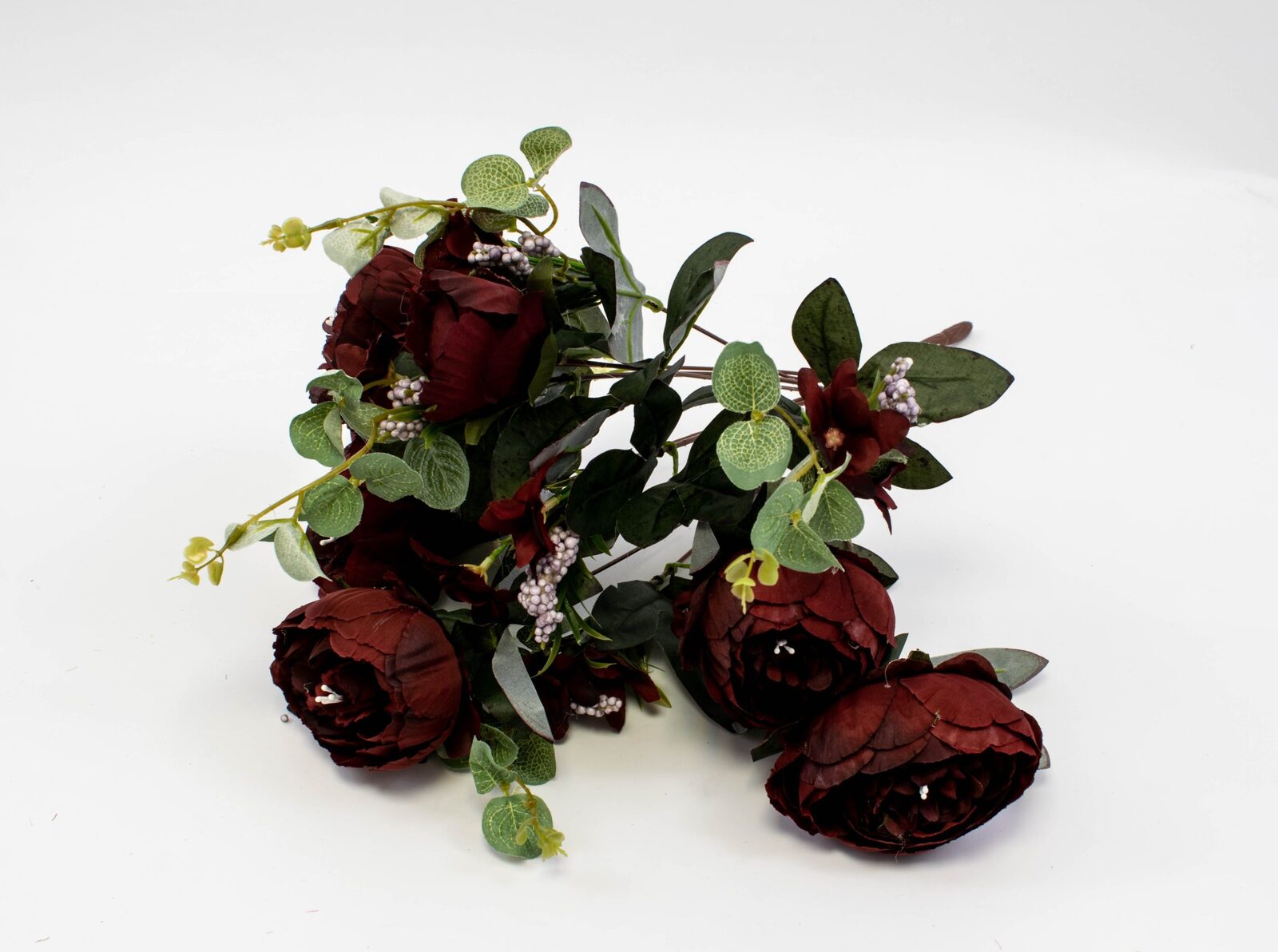 flori-artificiale-buchet-5-bujori-1-boboc-5-eucalipt-grena