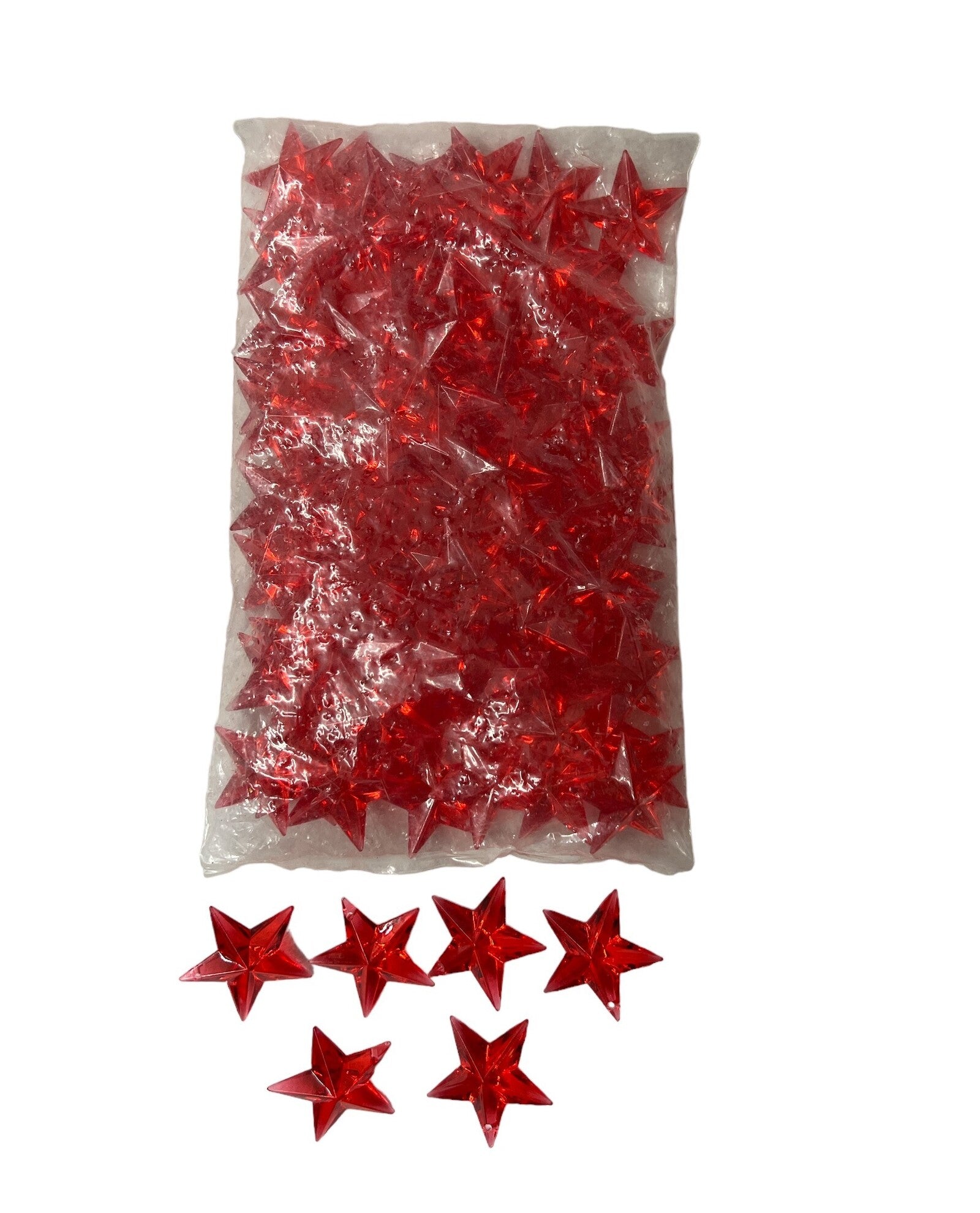 pietre-plastic-decor-stea-rosu