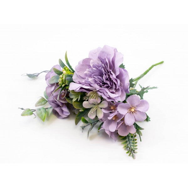 flori-artificiale-buchet-bujor-feriga-mov