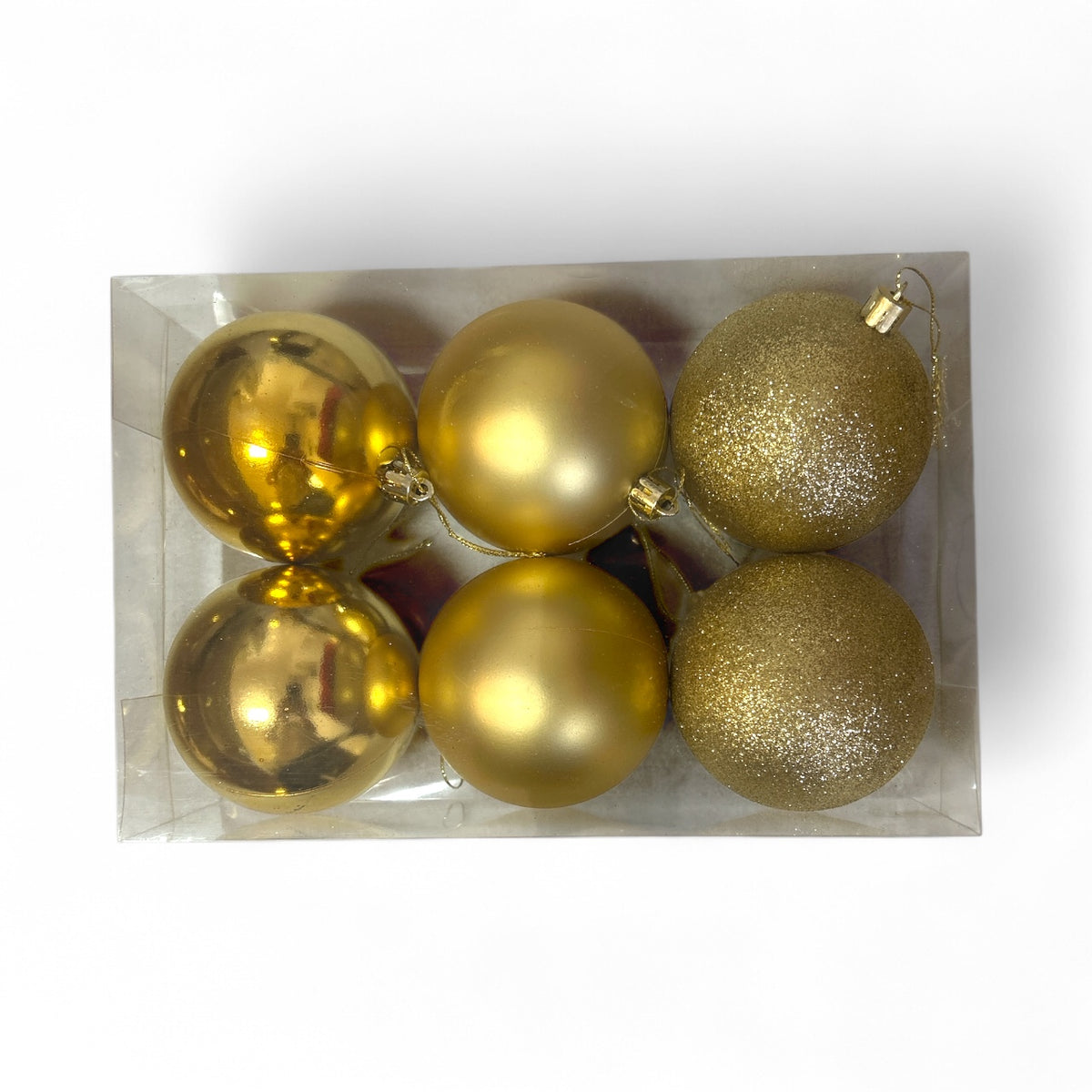 Globulete Brad Craciun  8cm 6/set